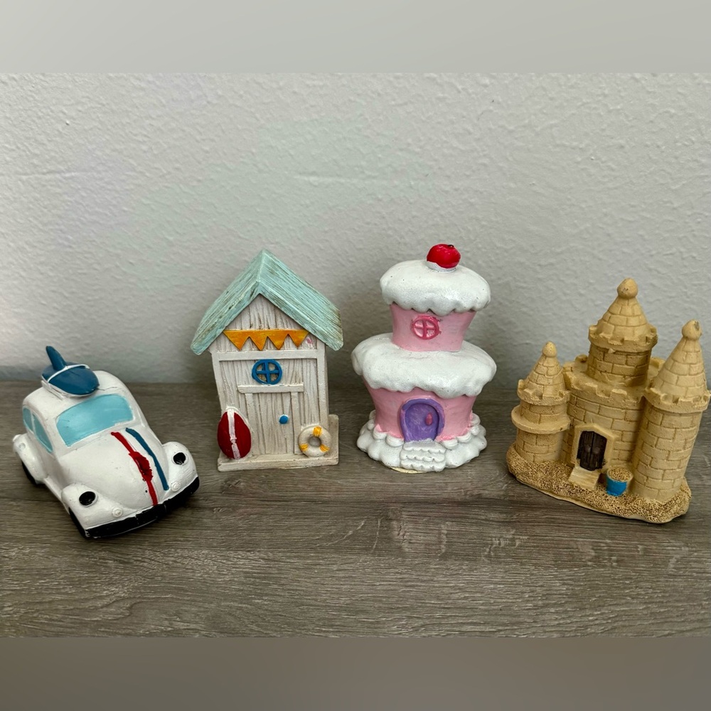 Set of 4 miniature from Fairy Garden NWT